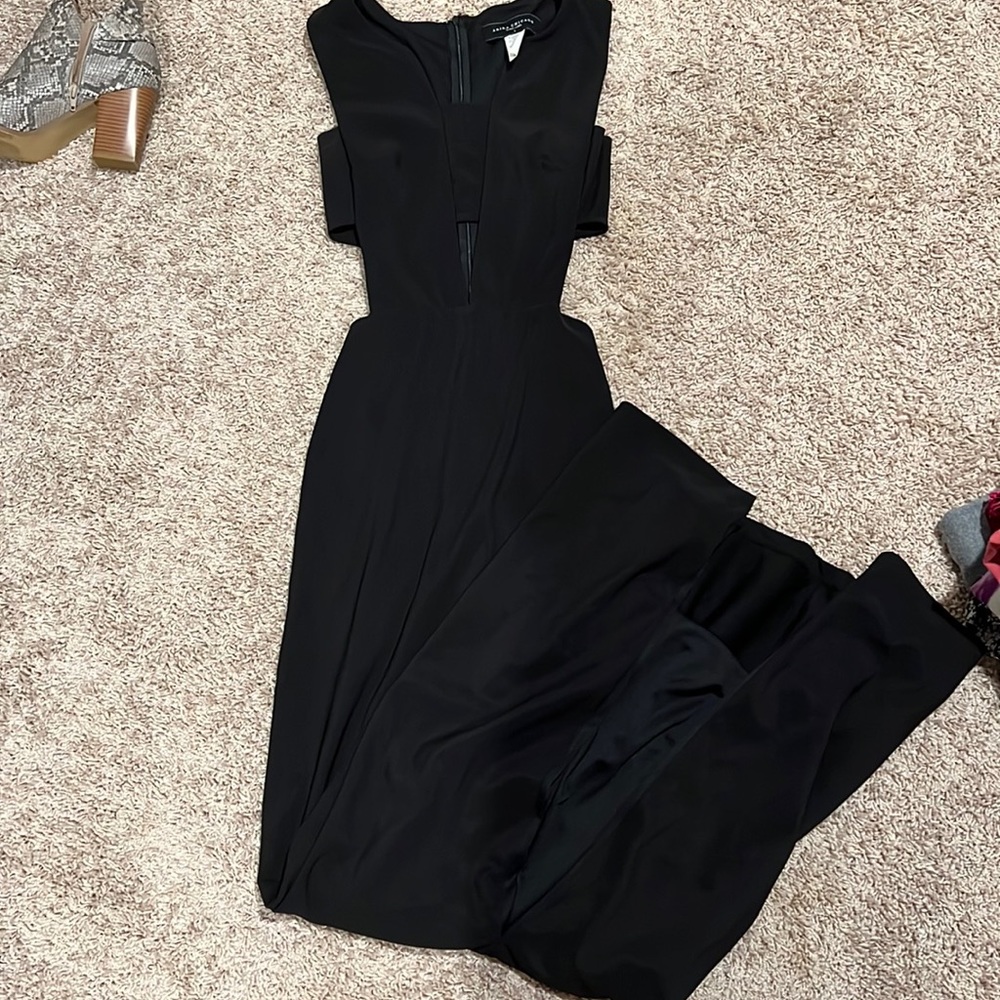 Black cutout formal gown size small